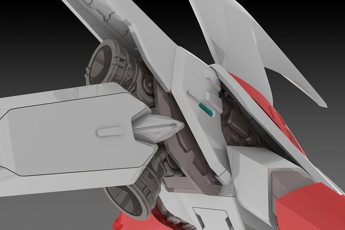 Dariusburst CS Core figurine Plastic Kit 1/144 Legend Silver Hawk 3F-1B Space Fighter 14 cm