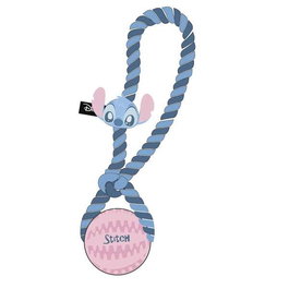 Cerdá Jouet à mâcher pour chien en corde tressée, motif Stitch (Disney), environ 35 cm, bleu