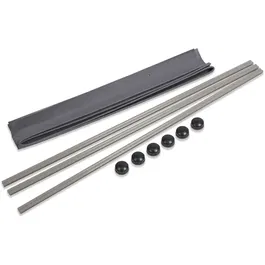 Dometic Limpet Fix System 6 mm - Kit de fixation par ventouses pour auvent de véhicule - 6 ventouses - Jonc de 6 mm - Longueur 3 m
