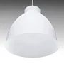 Lampe Suspendue Adelyn SKD-P004-W Métal/PVC E27 Blanc ou Noir
