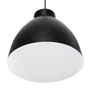 Lampe Suspendue Adelyn SKD-P004-W Métal/PVC E27 Blanc ou Noir