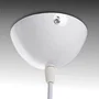 Lampe Suspendue Adelyn SKD-P004-W Métal/PVC E27 Blanc ou Noir