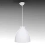 Lampe Suspendue Adelyn SKD-P004-W Métal/PVC E27 Blanc ou Noir