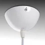 Lampe Suspendue Adelyn SKD-P004-W Métal/PVC E27 Blanc ou Noir