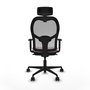 Chaise de Bureau avec Appui-tête Piqueras y Crespo 1D036N2 Rose