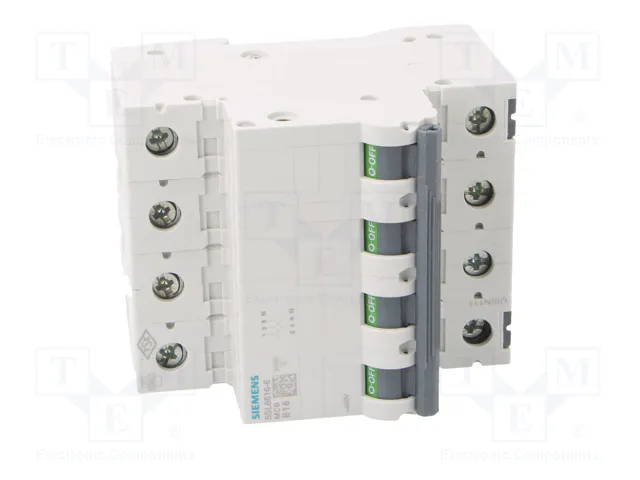 SIEMENS 5SL6616-6 Disjoncteur 16A 3+N 400VAC 6kA SIEMENS 5SL6616-6 Disjoncteur 16A 3+N 400VAC 6kA