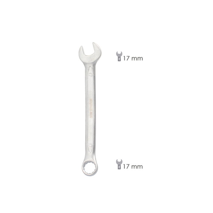 WOLFPACK LINEA PROFESIONAL Clé combinée 17x17 mm DIN 3113 WOLFPACK LINEA PROFESIONAL Clé combinée 17x17 mm DIN 3113