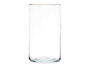 GIFTDECOR Vase Cylindrique en Verre Transparent 32cm