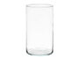 GIFTDECOR Vase Cylindrique en Verre Transparent 32cm