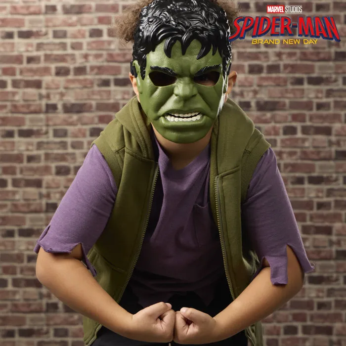 Hasbro Masque d'Hulk, déguisement enfant Marvel Spider-Man Brand New Day