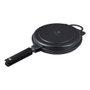 San Ignacio Poêle double en aluminium forgé induction Ø 26 cm, noir et marbré, sans PFOA ni BPA