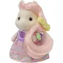 Sylvanian Families - Coiffeuse Fille Poney Joy aux cheveux roses avec accessoires de coiffure inclus - SYLVANIAN FAMILIES
