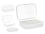 KINVARA Organisateur 8 Compartiments avec Couvercle Blanc