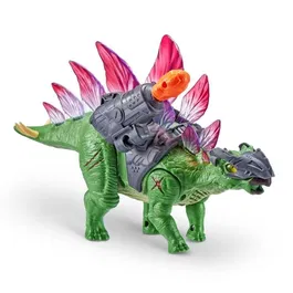 ZURU ROBO ALIVE DINO WARS - Stegosaurus, Jouet Robotisé avec Armure et Dino Blaster