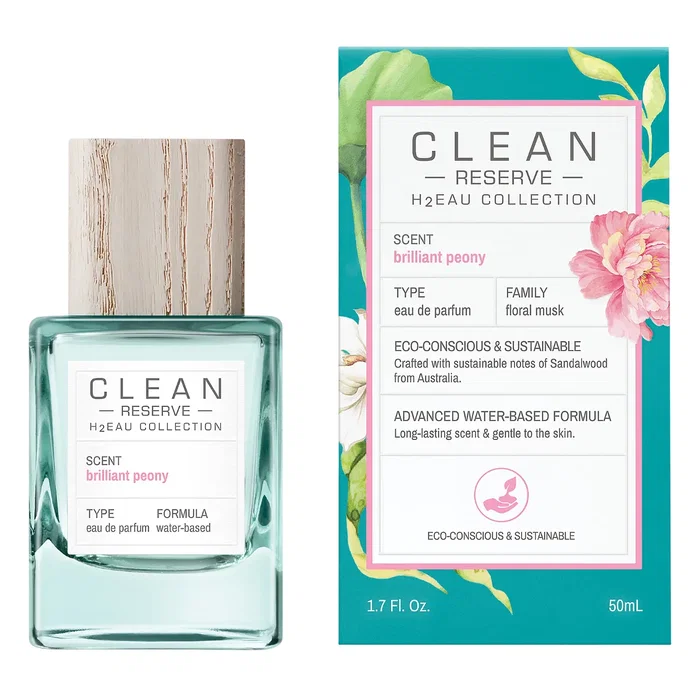 Clean H2Eau Brilliant Peony Eau de Parfum 50 ml