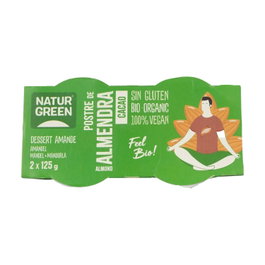 NaturGreen Dessert Bio Amande et Cacao (2x125g)