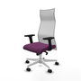 Piqueras y Crespo Chaise de Bureau Albacete Violet et Blanc