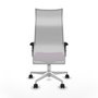 Piqueras y Crespo Chaise de Bureau Albacete Violet et Blanc