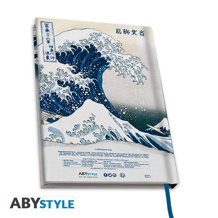 Abystyle Carnet de notes A5 Hokusai La Grande Vague Abystyle Carnet de notes A5 Hokusai La Grande Vague