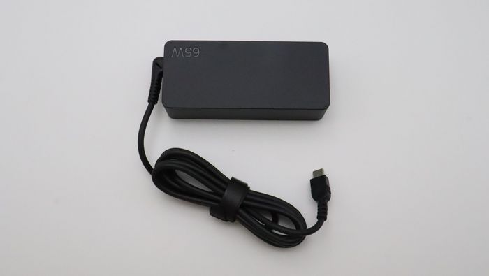 Lenovo Adaptateur secteur 65W avec Power Delivery (PD) - Compatibilité mondiale, tensions 20V/15V/9V/5V - Pour ordinateur portable et périphériques