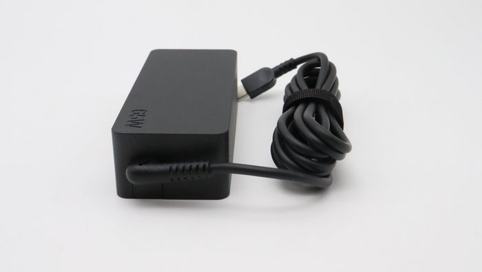 Lenovo Adaptateur secteur 65W avec Power Delivery (PD) - Compatibilité mondiale, tensions 20V/15V/9V/5V - Pour ordinateur portable et périphériques
