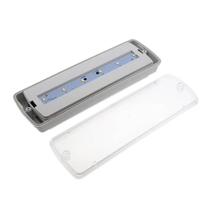 Kit d'éclairage LED de secours encastrable 200 lm IP65 5000 K