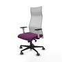 Piqueras y Crespo Chaise de Bureau Albacete Violet et Blanc