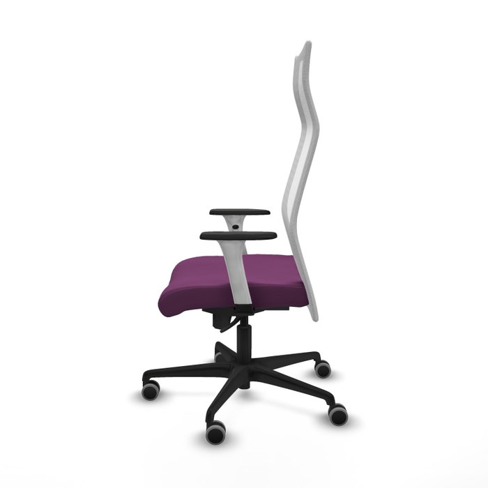 Piqueras y Crespo Chaise de Bureau Albacete Violet et Blanc
