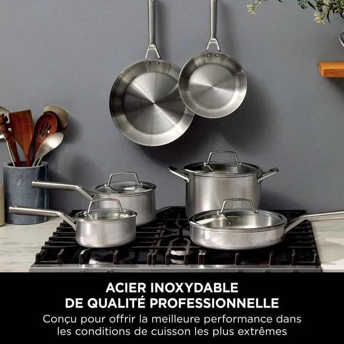 Ninja Poêle 28cm EverClad C90028EUI en inox 18/10