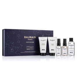 Balmain Professionnel - Kit Soin Capillaire Hydratation et Nourriture avec Shampooing, Après-Shampooing, Spray Texturisant, Huile et Leave-In à l'Huile d'Argan