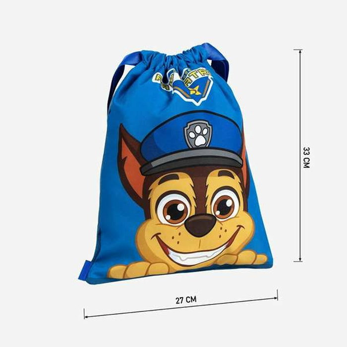 Sac à dos serré par des ficelles The Paw Patrol Bleu 27 x 33 cm