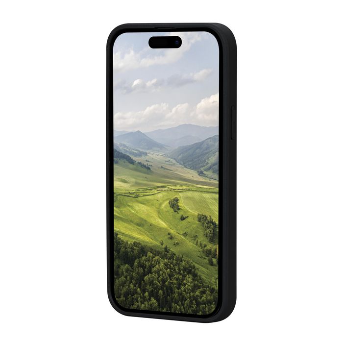 dbramante1928 Nuuk Écologique - Coque de Protection pour iPhone 15 Plus, Noir, en Plastique Recyclé