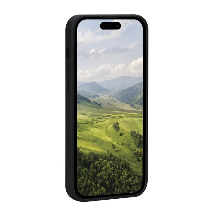 dbramante1928 Nuuk Écologique - Coque de Protection pour iPhone 15 Plus, Noir, en Plastique Recyclé