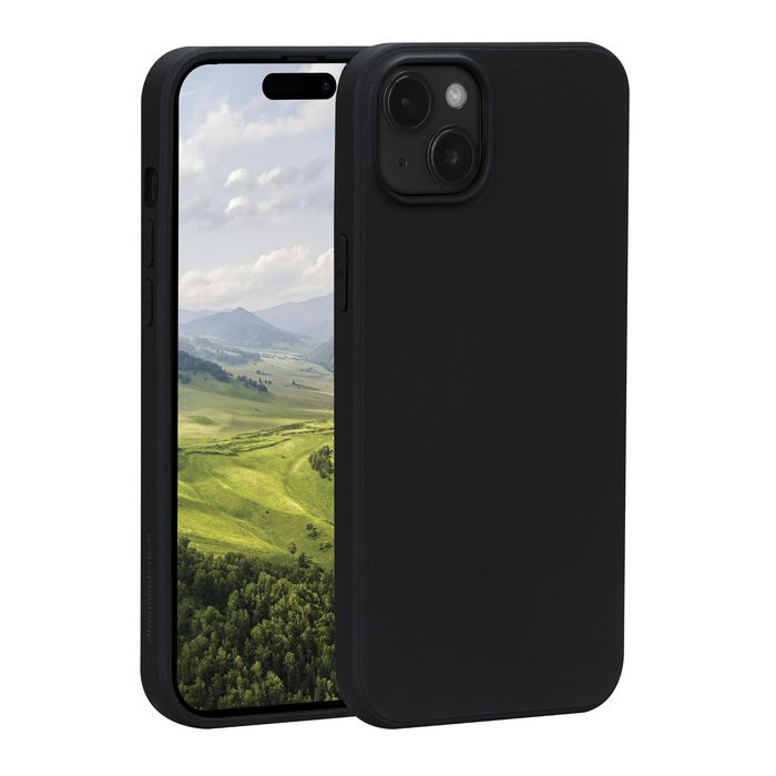 dbramante1928 Nuuk Écologique - Coque de Protection pour iPhone 15 Plus, Noir, en Plastique Recyclé