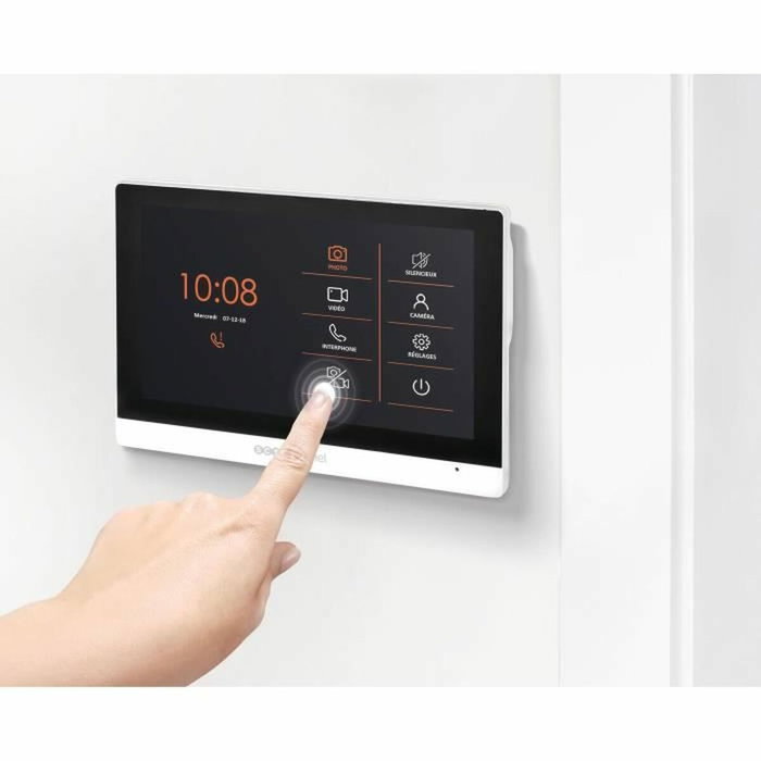 SCS SENTINEL VisioDoor 7+ Interphone Vidéo Tactile 7 pouces Gris SCS SENTINEL VisioDoor 7+ Interphone Vidéo Tactile 7 pouces Gris