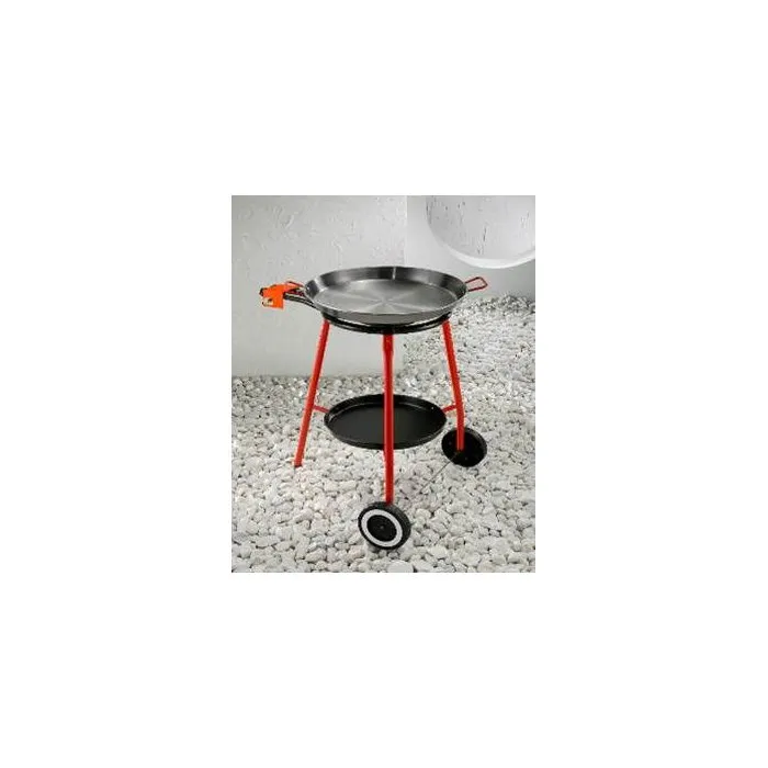 Garcima Set paella Andreu - Plat poli Ø 46 cm et Réchaud 40 cm