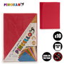 PINCELLO Jeu de 10 feuilles de mousse EVA rouge 20x30cm