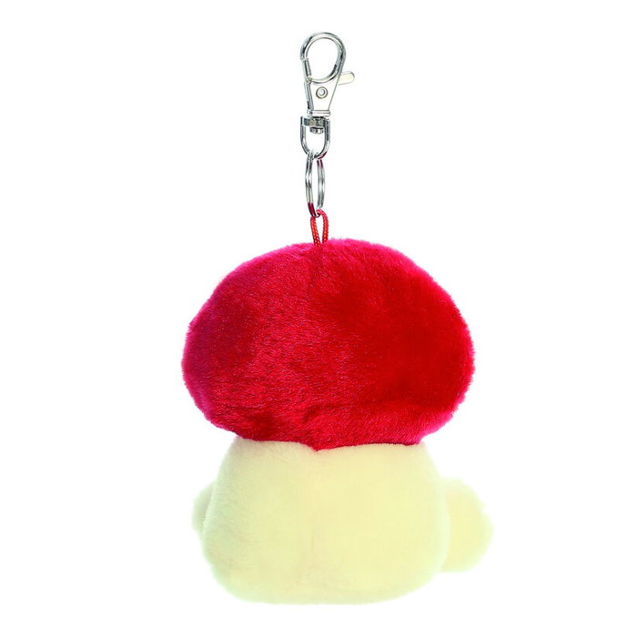AURORA Palm Pals - Porte-clés peluche champignon 10 cm, jouet doudou original pour enfants (Marquage CE)