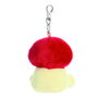AURORA Palm Pals - Porte-clés peluche champignon 10 cm, jouet doudou original pour enfants (Marquage CE)