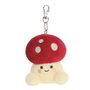 AURORA Palm Pals - Porte-clés peluche champignon 10 cm, jouet doudou original pour enfants (Marquage CE)