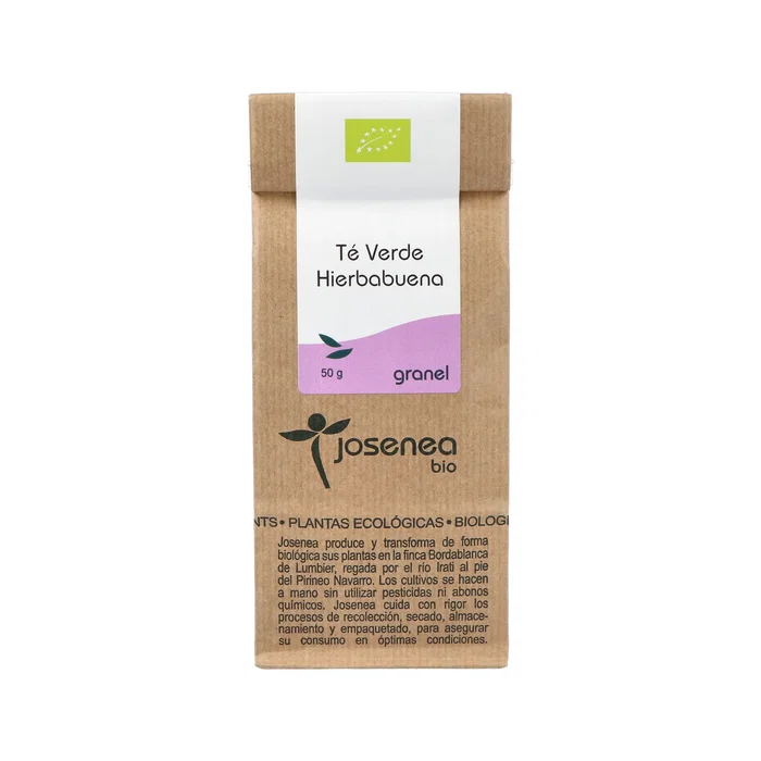 Josenea Thé Vert à la Menthe Verte en Sachet 50g Josenea Thé Vert à la Menthe Verte en Sachet 50g