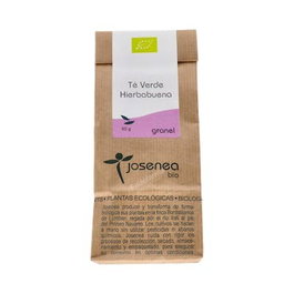 JOSENEA Thé vert avec menthe poivrée sachet 50g