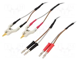 GW INSTEK Cordon de Kelvin GTL-108A avec pinces Kelvin et bananes 4mm