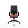 PIQUERAS Y CRESPO Chaise de bureau Horna marron avec mécanisme synchro