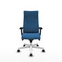 Piqueras Y Crespo Fauteuil Albacete Bleu clair avec mécanisme synchrone et accoudoirs 2D
