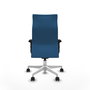 Piqueras Y Crespo Fauteuil Albacete Bleu clair avec mécanisme synchrone et accoudoirs 2D