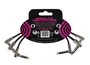 Ernie Ball Pack de 3 câbles de patch flat ribbon 6 pouces - Noir