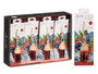 Acorde Désodorisant Voiture Fruits Rouges 8 ml Verre Bois Rouge 2.5x6x2.5 cm (Set de 24)