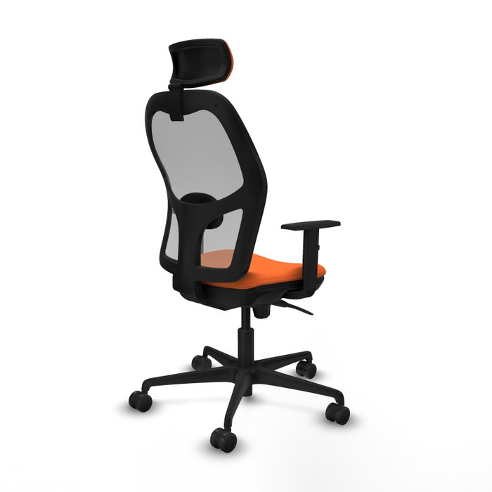 Piqueras y Crespo Chaise de Bureau Jorquera Orange et Gris Piqueras y Crespo Chaise de Bureau Jorquera Orange et Gris