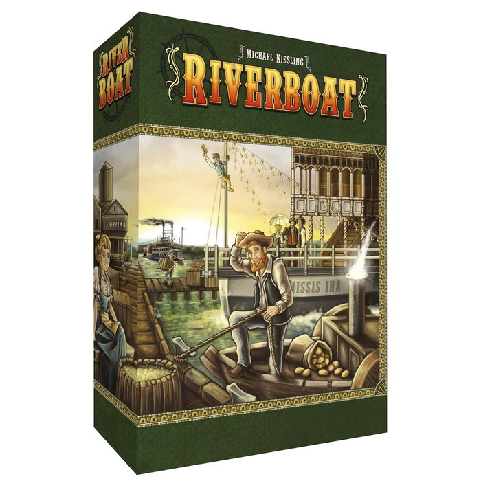 SD Games Riverboat Jeu de Société Stratégique pour 2 à 4 Joueurs dès 10 Ans - 90 Minutes SD Games Riverboat Jeu de Société Stratégique pour 2 à 4 Joueurs dès 10 Ans - 90 Minutes